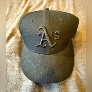 New Era Black 59FIFTY Oakland A’s Cap 7 1/8